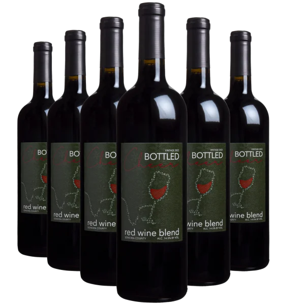 6- or 12-Pack: Bottled Cheer Vintage 2022 Red Wine