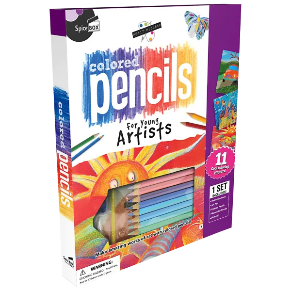 SpiceBox Colored Pencils for Young Artists Kit