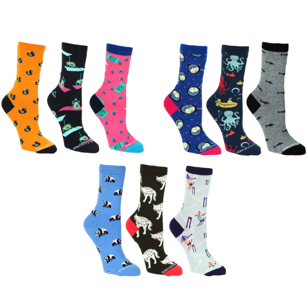 3-Pack: Unsimply Stitched Women's Dress Socks