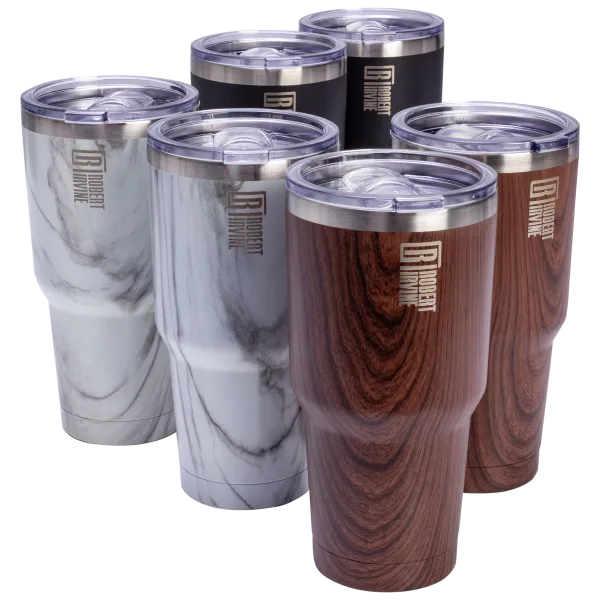 2-Pack: Robert Irvine Insulated Tumblers (30 oz)