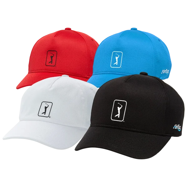 4-Pack: PGA Tour Airflux Mesh Caps