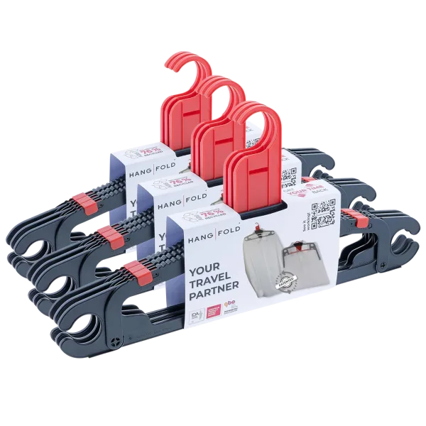 9-Pack: Hangfold Travel Hangers