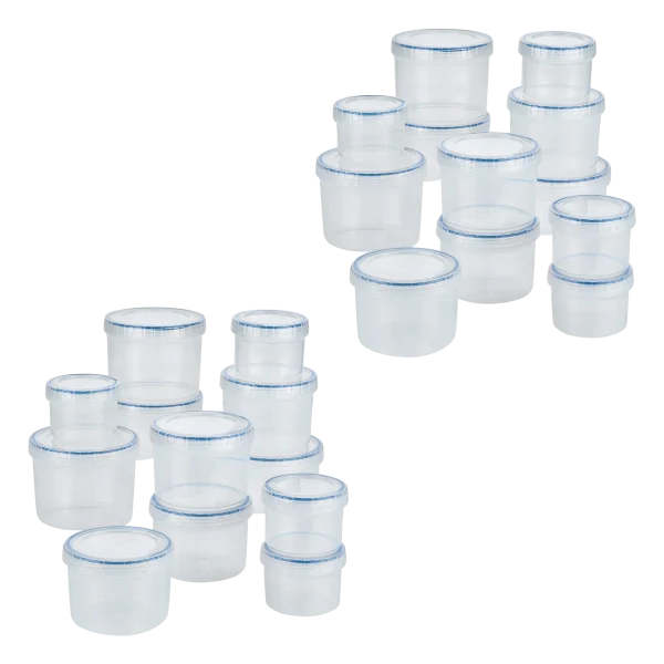 Lock n Lock Easy Essentials 48-Piece Twist Food Storage Set