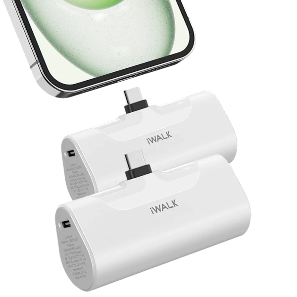 2-Pack: iWALK LinkPod4 4500mAh 20W Portable USB-C Charger