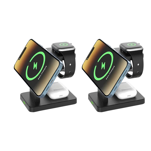 2-Pack: Brookstone 3-in-1 Wireless MagSafe Charging Stands