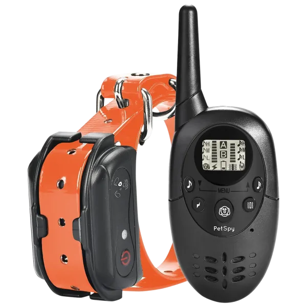 PetSpy Dog Training Vibration & Shock Collar for Medium to Large Dogs