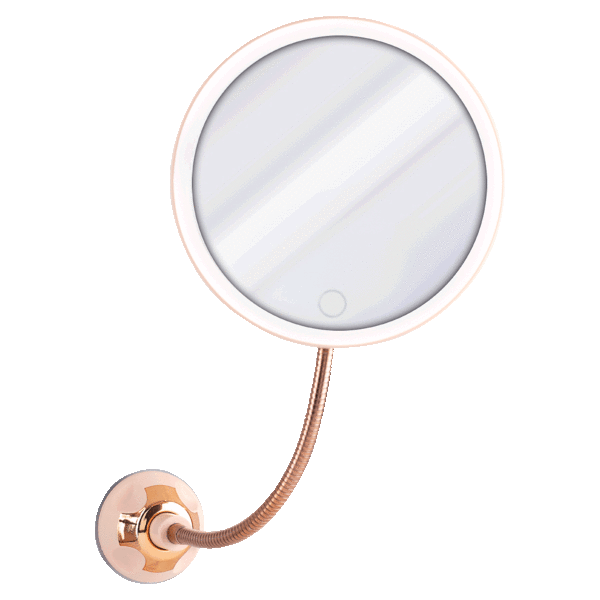 Pop Sonic LED 7x Adjustable Magnification Vanity Mirror