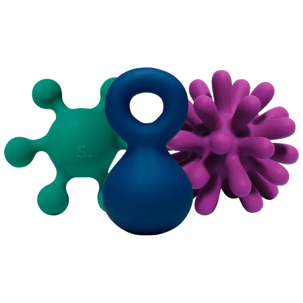 3-Pack: Speks Blots Premium Silicone Stress Balls (Slammer, Splotch & Splatter)