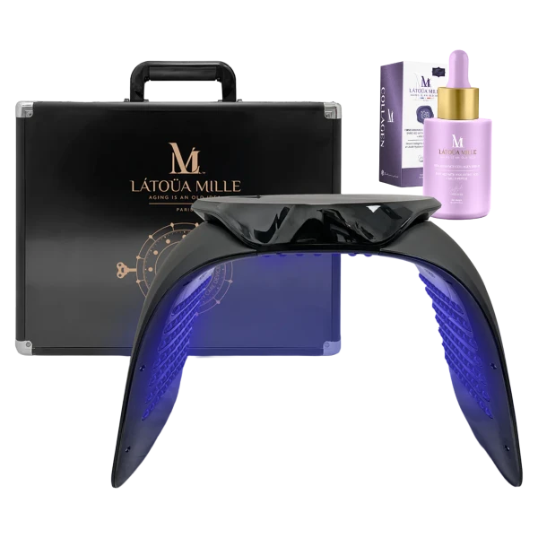 Latoua Mille Multi-Layer Superpower LED Skin Care Device & Collagen Serum
