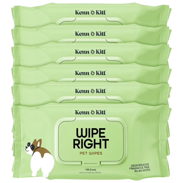 600-Pack: Kenn & Kitt Pet Wipes