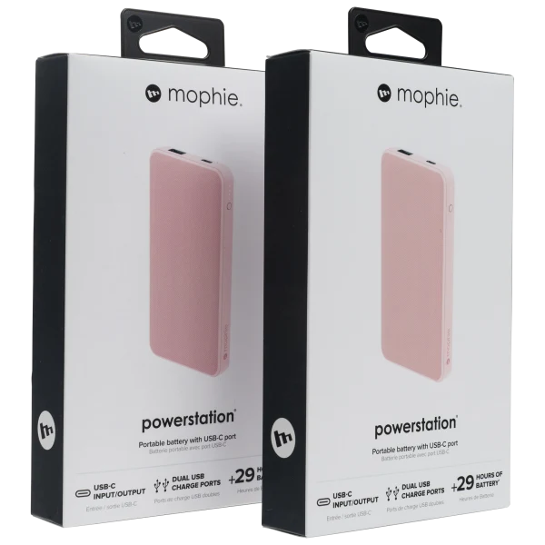 2-Pack of Mophie 8000mAH Power Banks with USB-C Charging