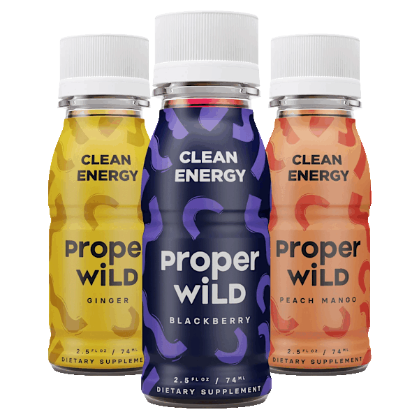 72-Pack: Proper Wild Healthy Energy Shots