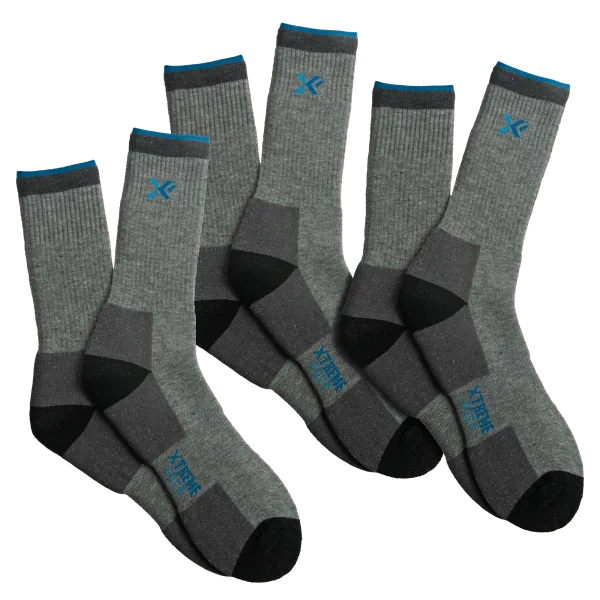 3-Pack: Xtreme Feet Merino Wool Socks