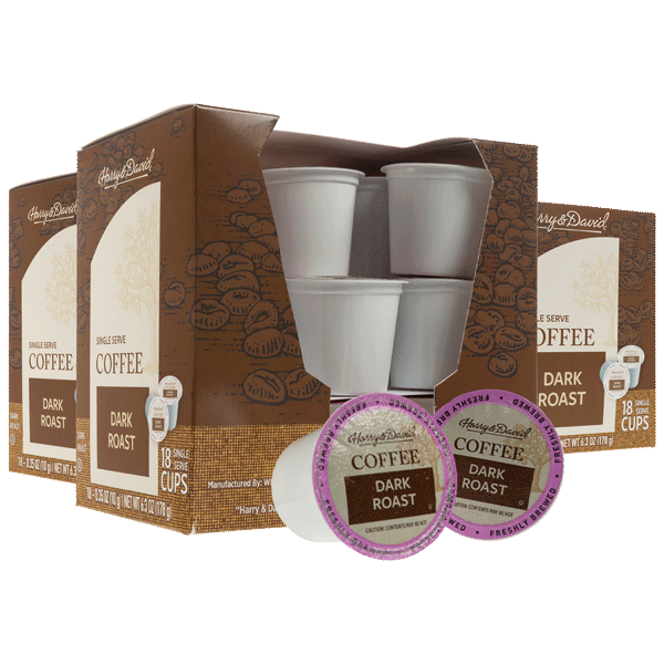 54-Pack: Harry & David Single Serve Coffee Pods (6 Flavors Options)