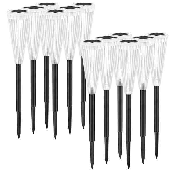 12-Pack: Kinkai Solar LED Garden Lights