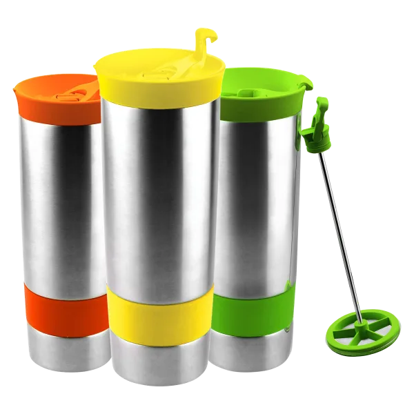 Asobu 16oz Vacuum Insulated Coffee Press Travel Cup