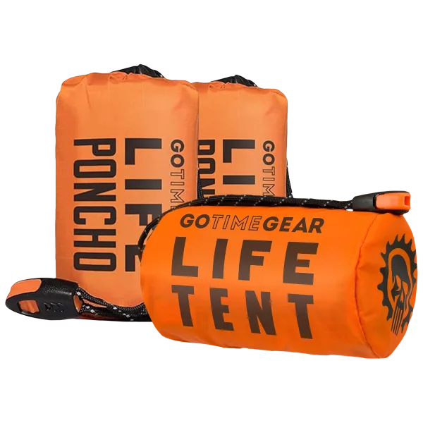 Go Time Gear Emergency Survival Tent or 2 Ponchos [MEMBERS ONLY]