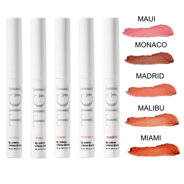5-Pack: TIGI Lip Crème Assortment