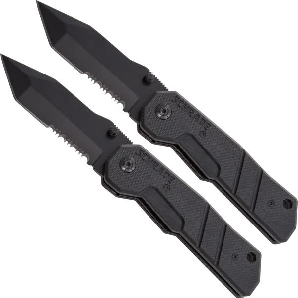 2-for-Tuesday: Schrade G10 Tanto Serrated Knife
