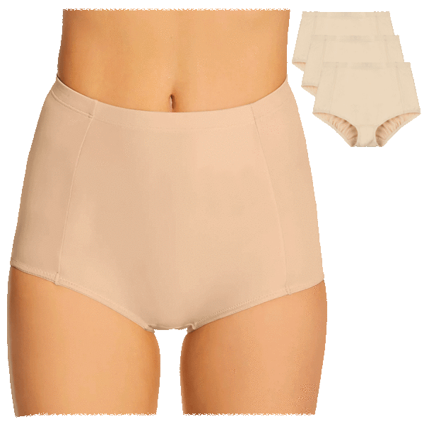3-Pack: Maidenform Flexees Smoothing Briefs with Cool Comfort