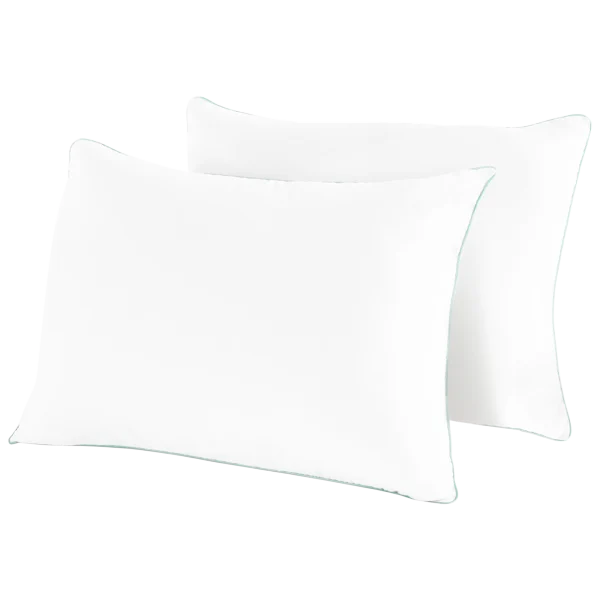2-Pack: Coastal Comfort Zero-Shift Gel Fiber Pillows