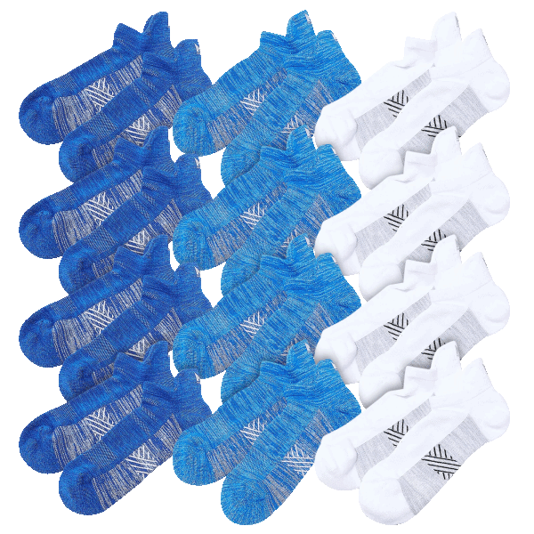 12-Pack: Mission Dry & Cool Pinnacle No Show Socks