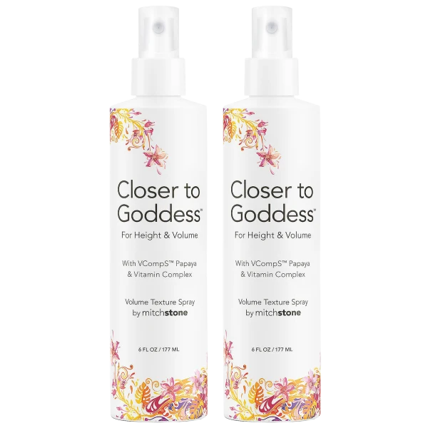 2-Pack: Mitch Stone Closer to Goddess Volumizing Hair Spray 6 oz