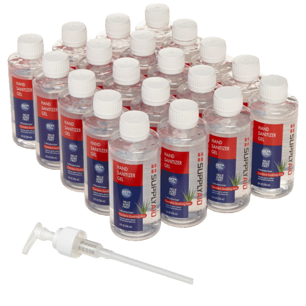 SupplyAID Hand Sanitizer or Hand & Multi-Surface Wipes