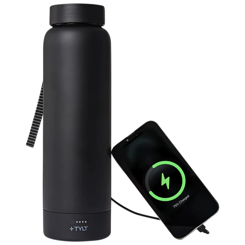 The Hydrating Power Bottle with Wireless Charger