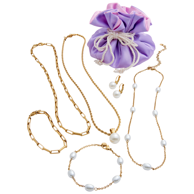 The 7-Piece Pearl Jewelry Set