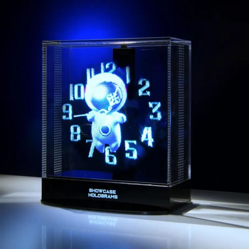 The Holographic Analog Clock