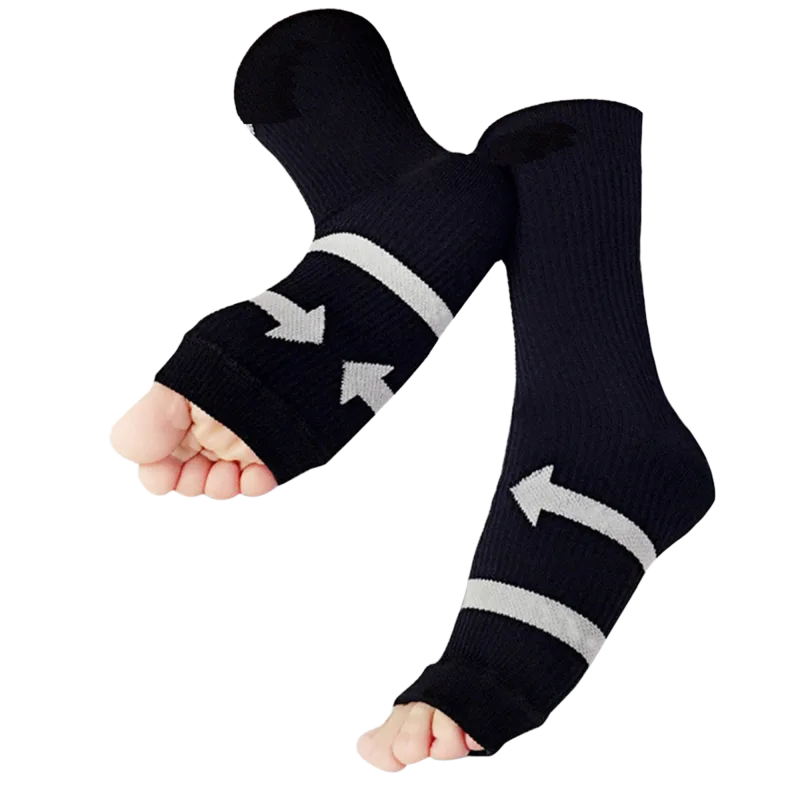 3-Pack: Extreme Fit Full Pressure Unisex Open Toe Compression Socks