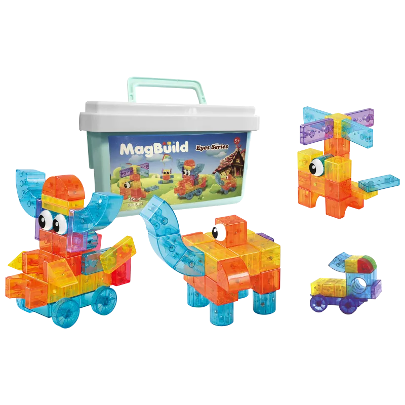 Blocks Set(45-Piece w/Eyes)