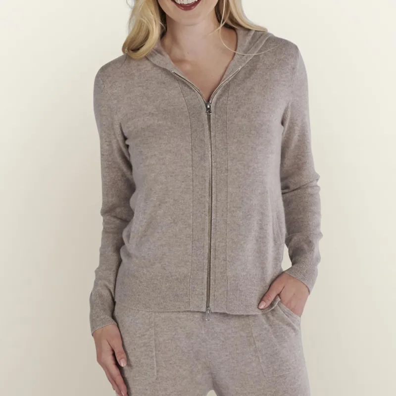 The Lady's Washable Cashmere Lounge Hoodie