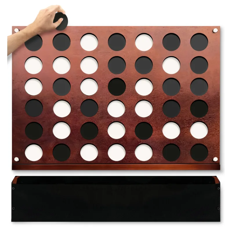 The Giant Wall-Mounted 4-in-a-Row Game