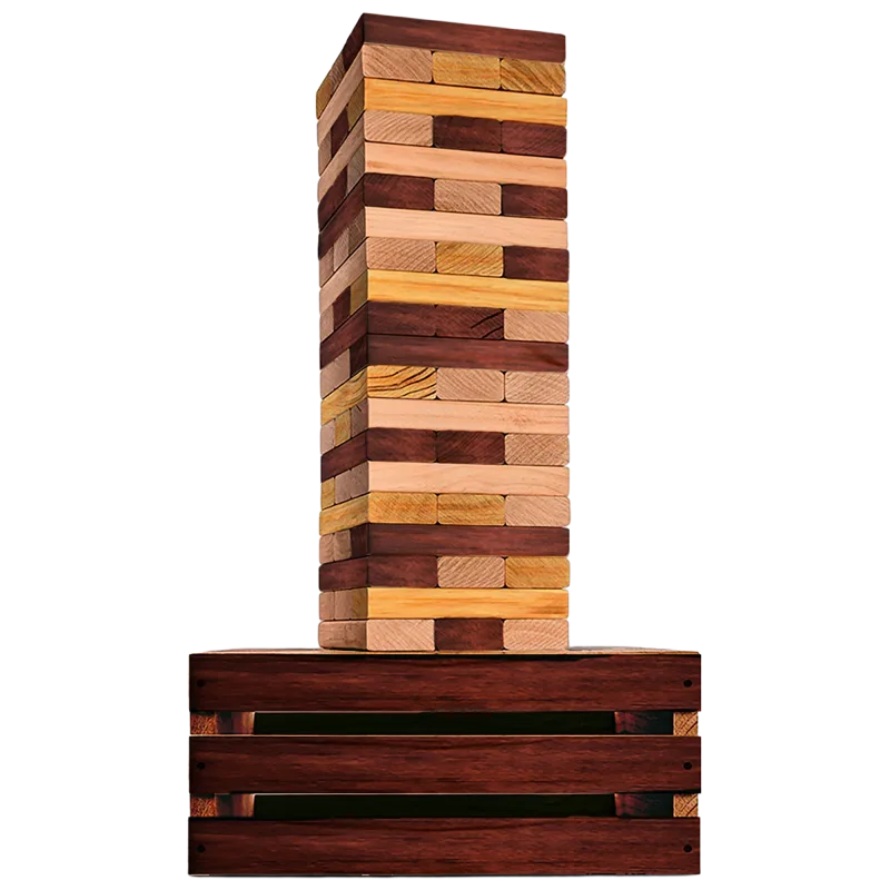 The Giant Wooden Stacking Tower Game