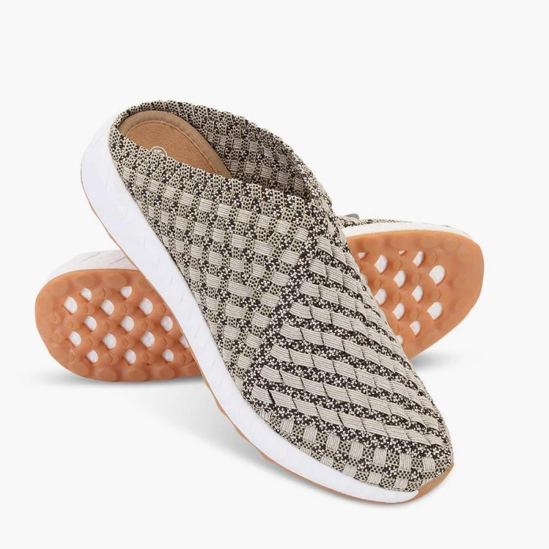 The Woven Stretch Comfort Slides