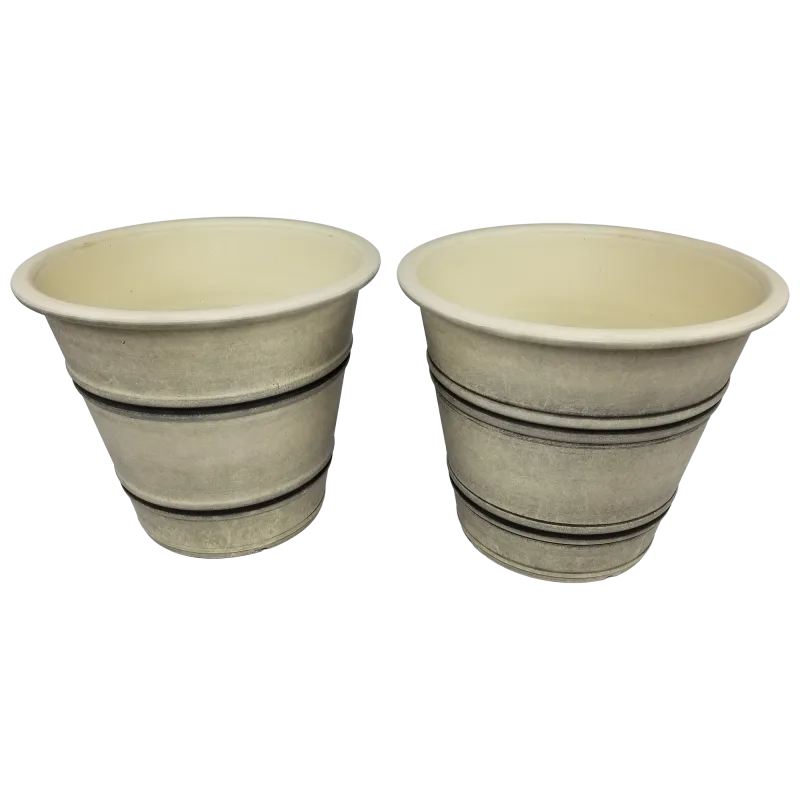 The Round Washed Sandstone Planters