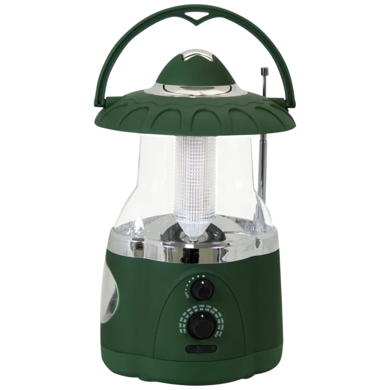 Infinite Basics North Point Lantern & Flashlight with Built-in AM/FM Radio
