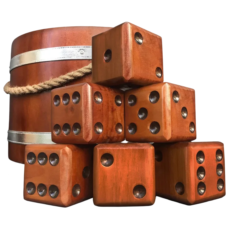 The Giant Wooden Dice Set