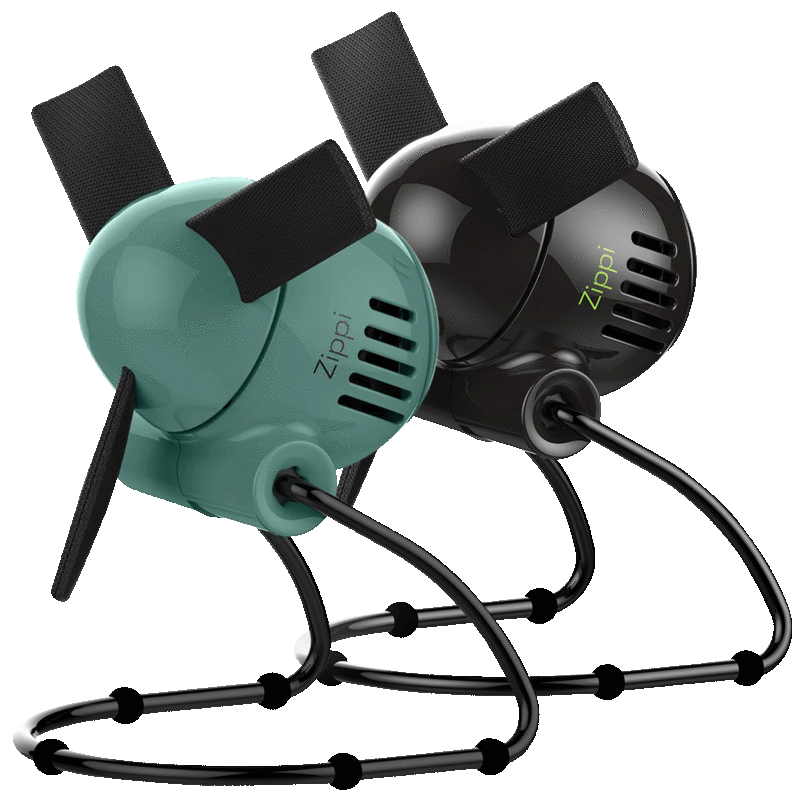The Set of Two Compact Personal Cooling Fans