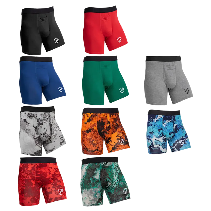 10-Pack: Under Project Cotton Modal Boxer Briefs