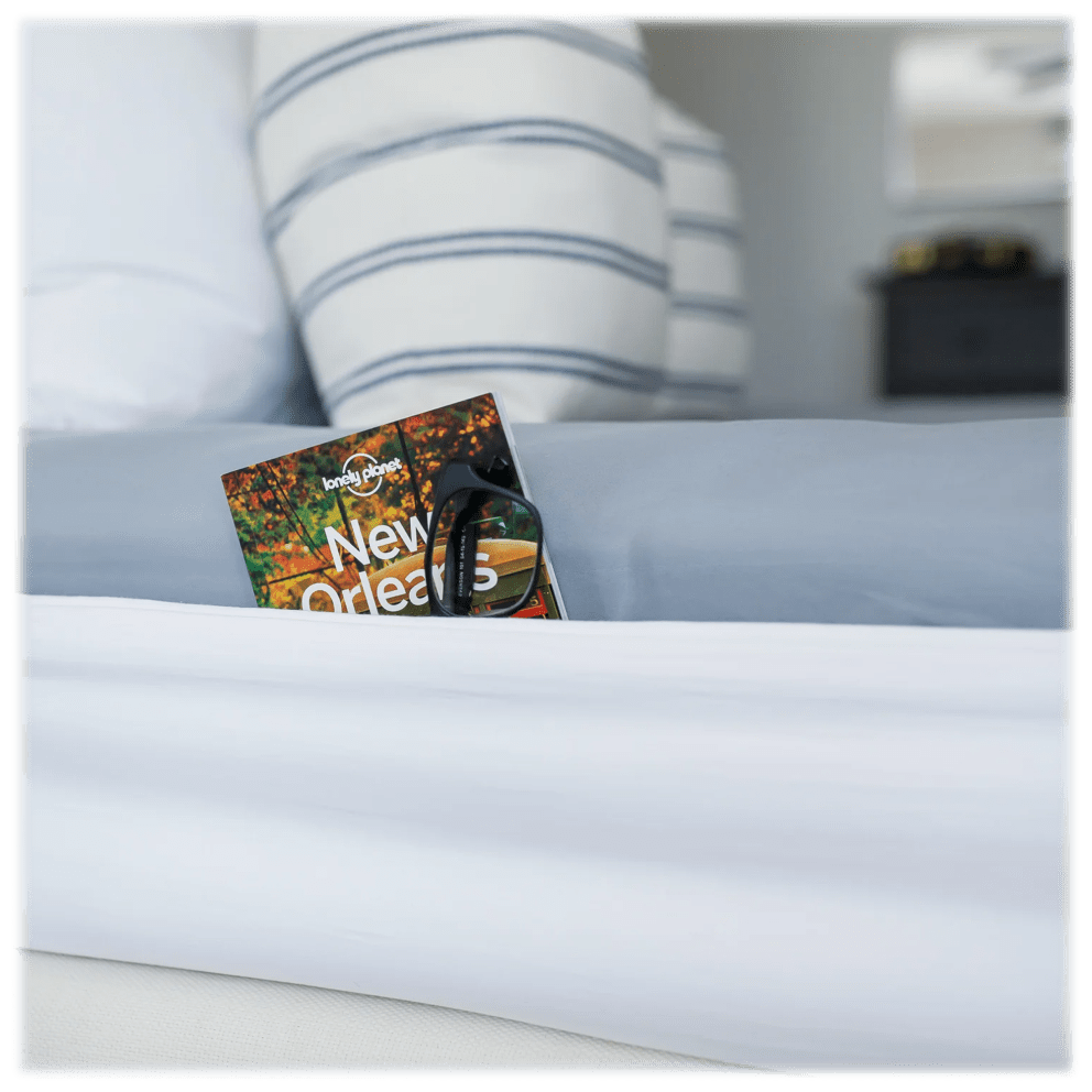 Use Better Bedder to hold your glasses, the remote control, or a book with ease