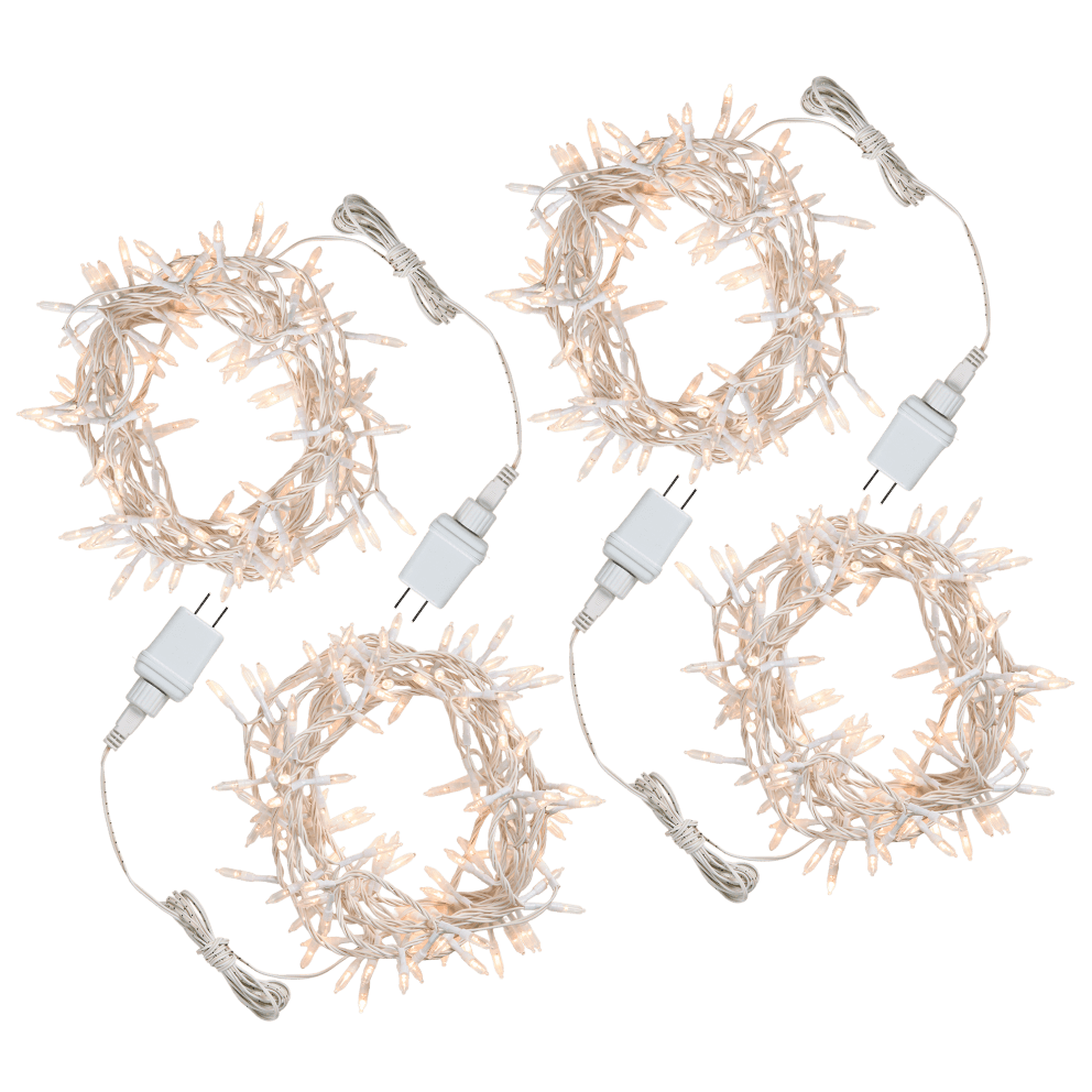 White Cord / Clear Lights