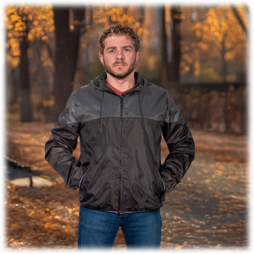 MorningSave: 2-Pack: Brooklyn's Best Color Block Zip Jacket with Hood