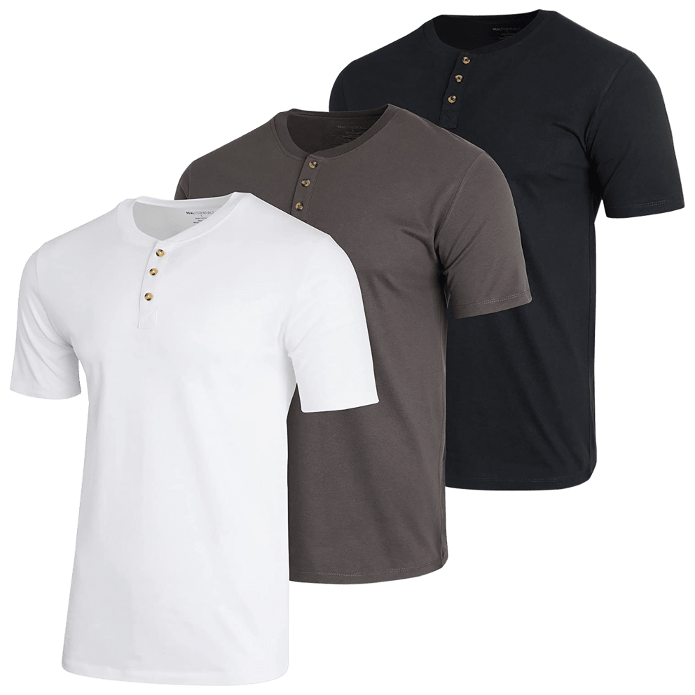 Set 2: White, Charcoal, Black