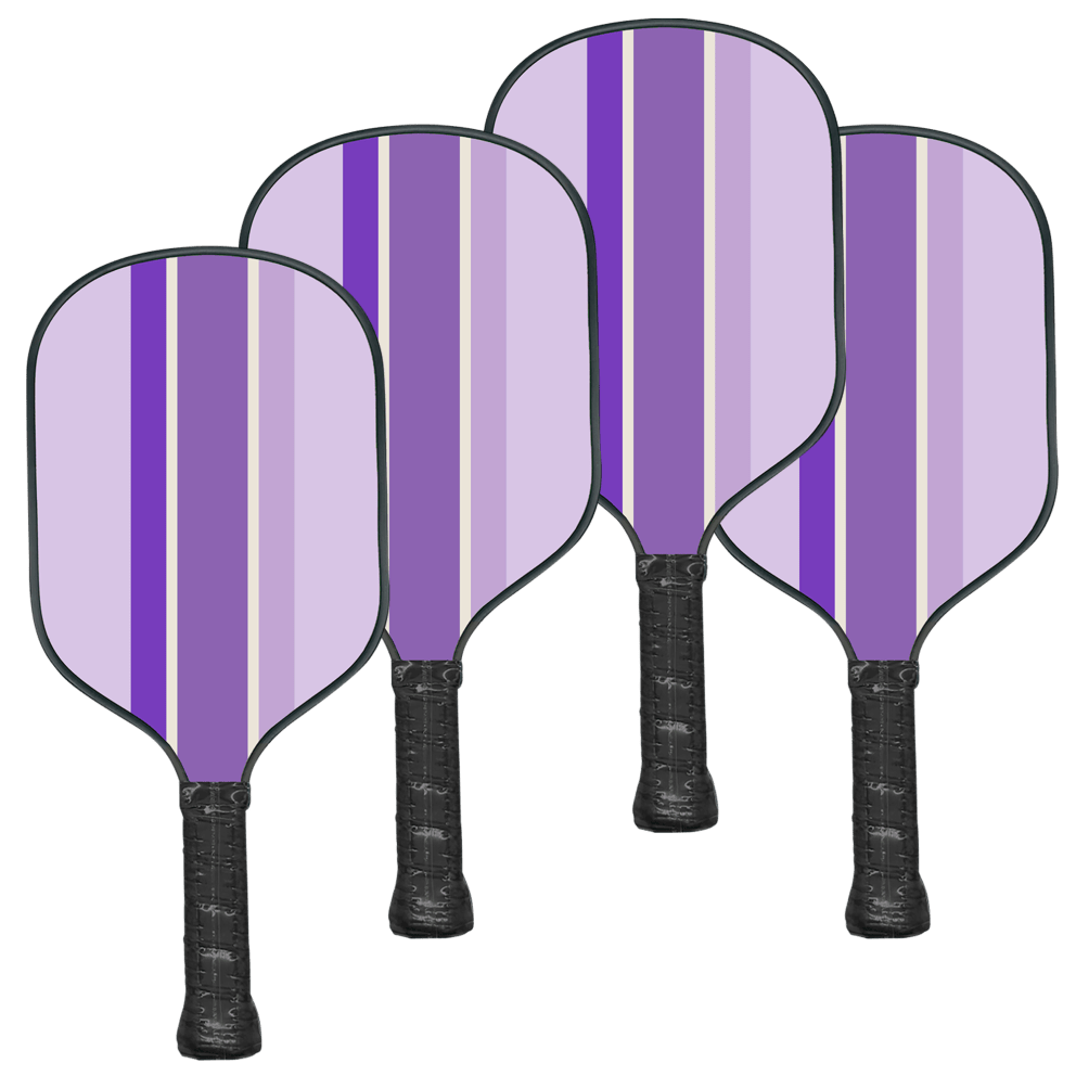 Purple Stripe/Solid Purple