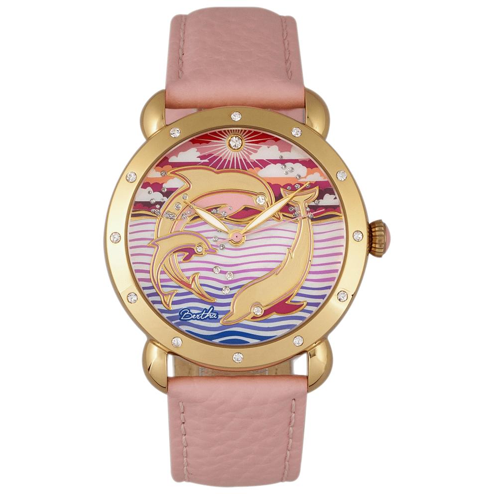Gold Case/Pink Band