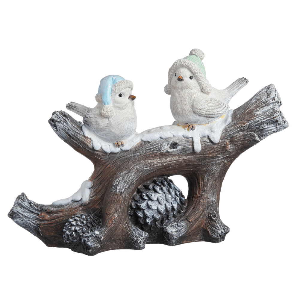 Kringle Express Branch with Two Birds Figure