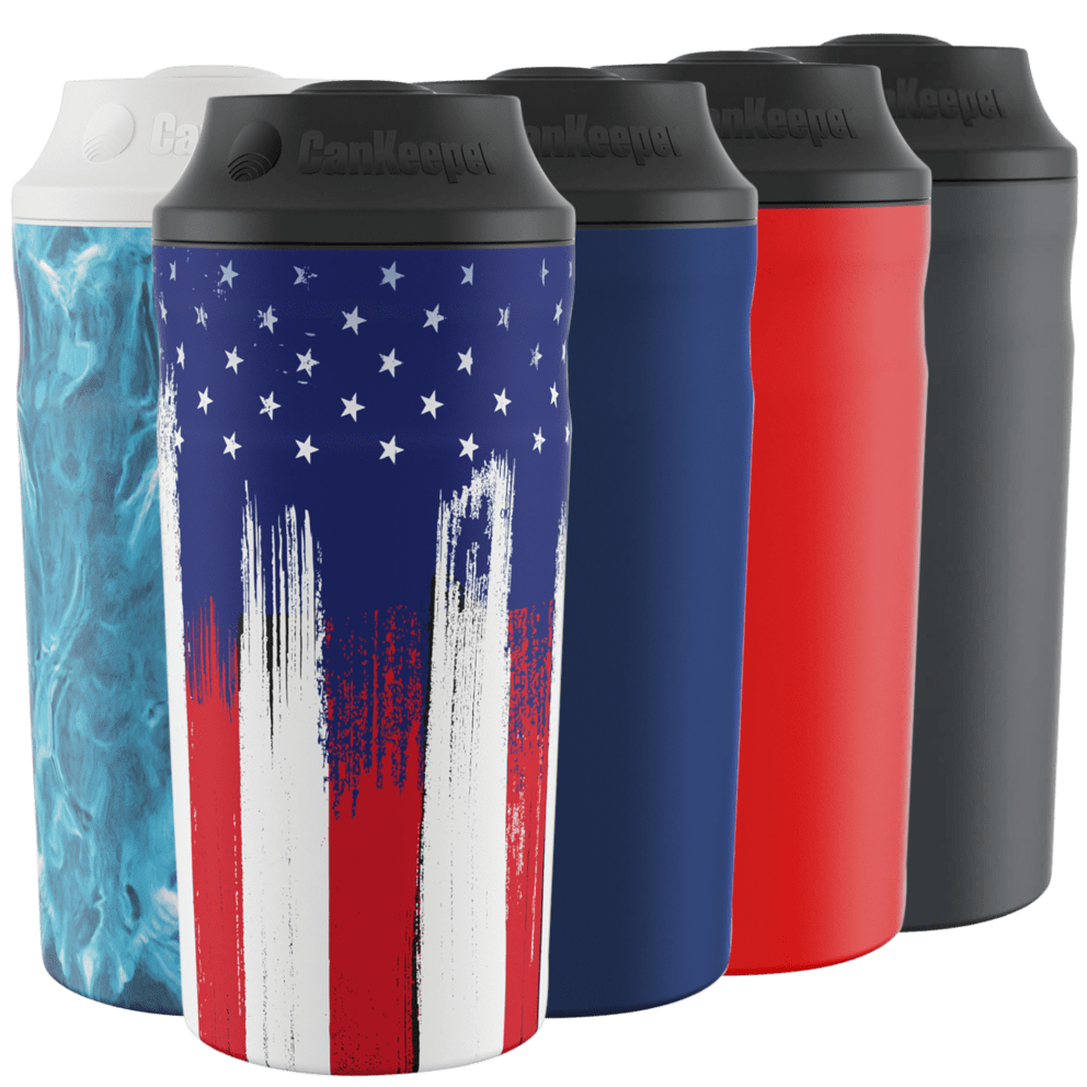 American + Blue + Red + Charcoal + Aqua Blue